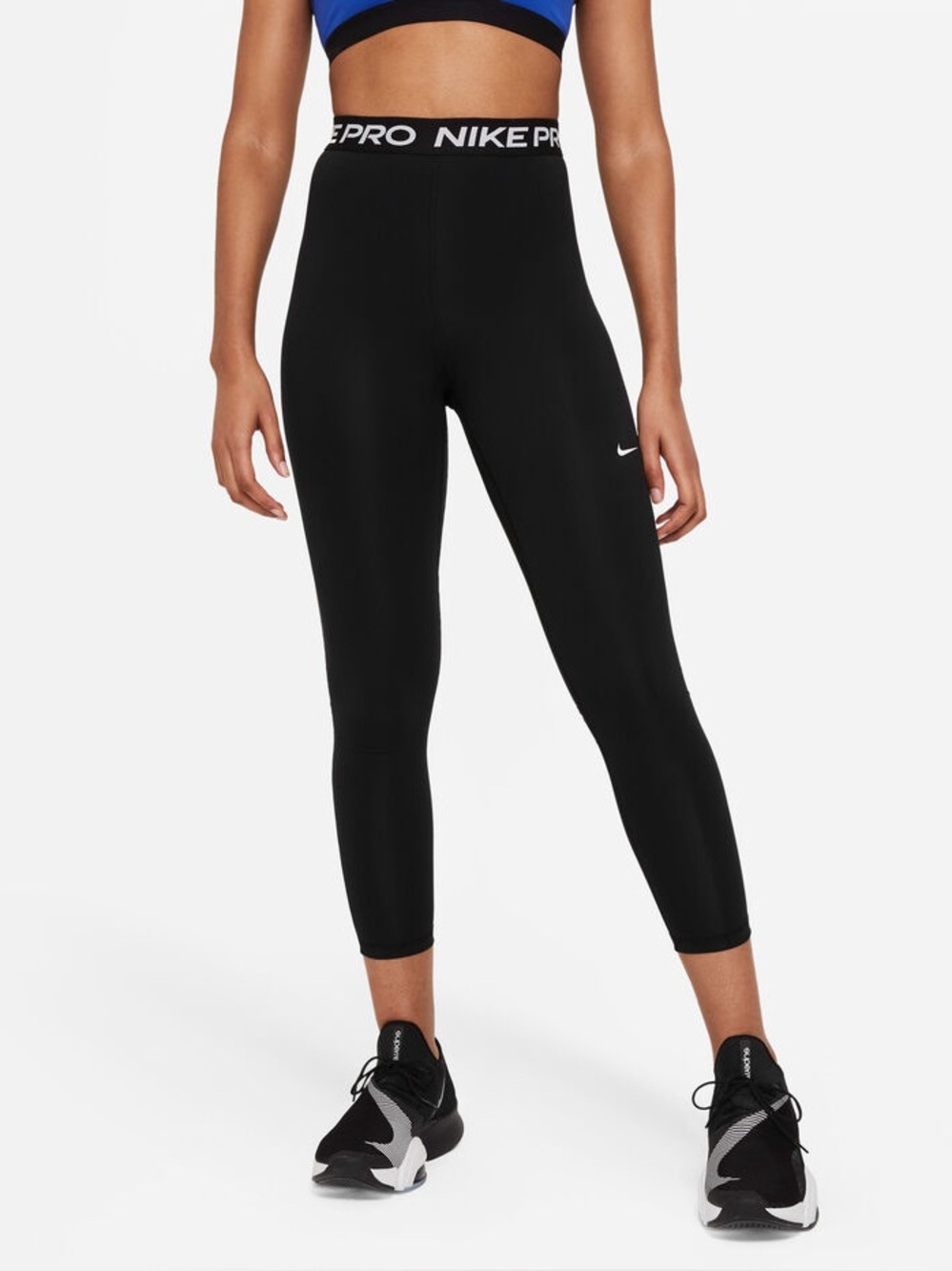 Nike Pro 365 Women's Training High-Waisted Leggings DA0483-013 Black Size S